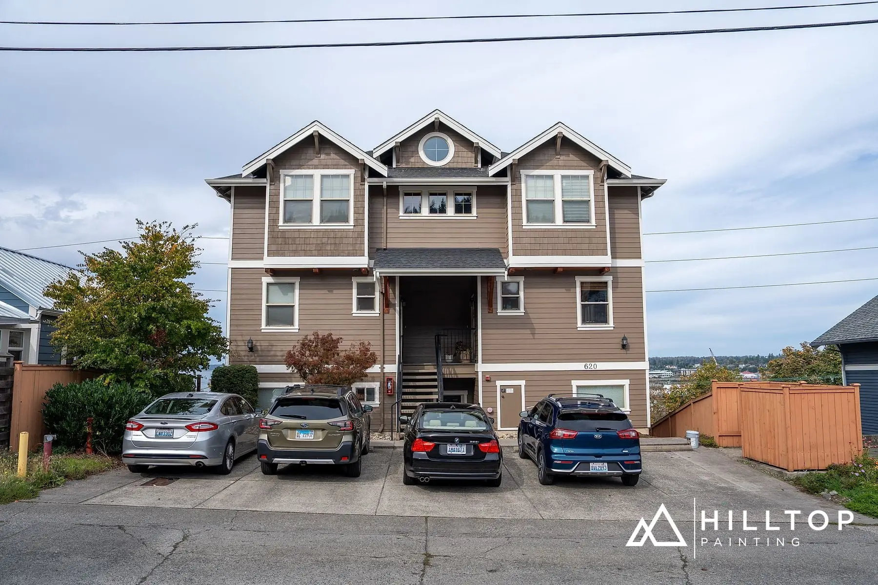 After: Boulevard Condominium — Full Exterior Repaint & Trim Restoration Above Bellingham Bay