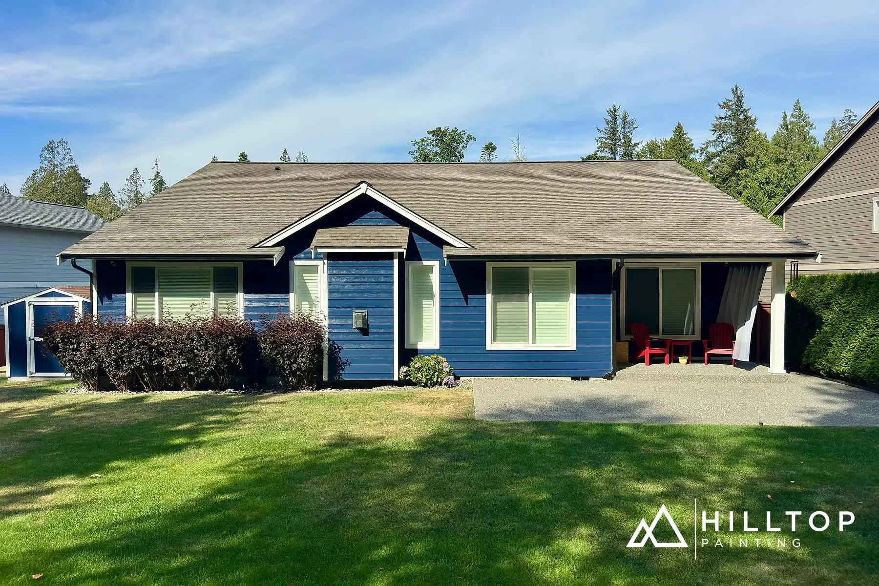 Cream to Deep Navy — a Blaine Craftsman Redone Inside & Out — photo 4