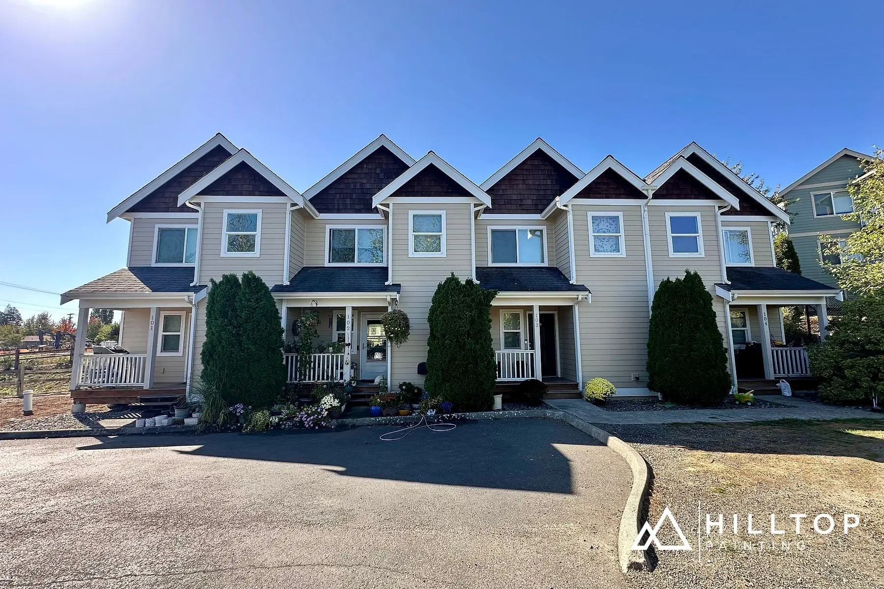 Four Townhomes, One Clean Scheme — a Ferndale Multi-Family Repaint — photo 1