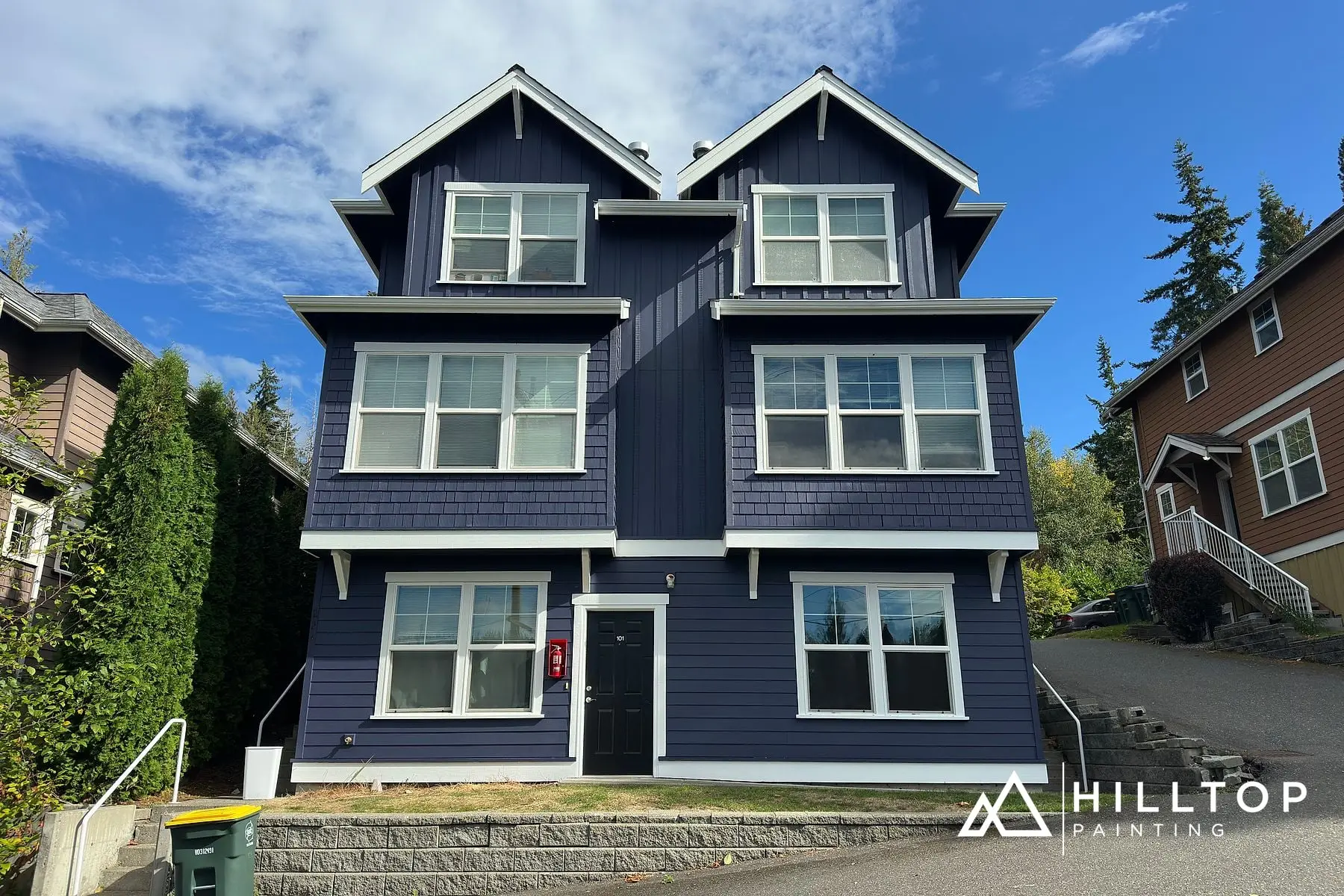 From Olive to Navy — a Hillside Bellingham Rental Duplex Turned Around — photo 1