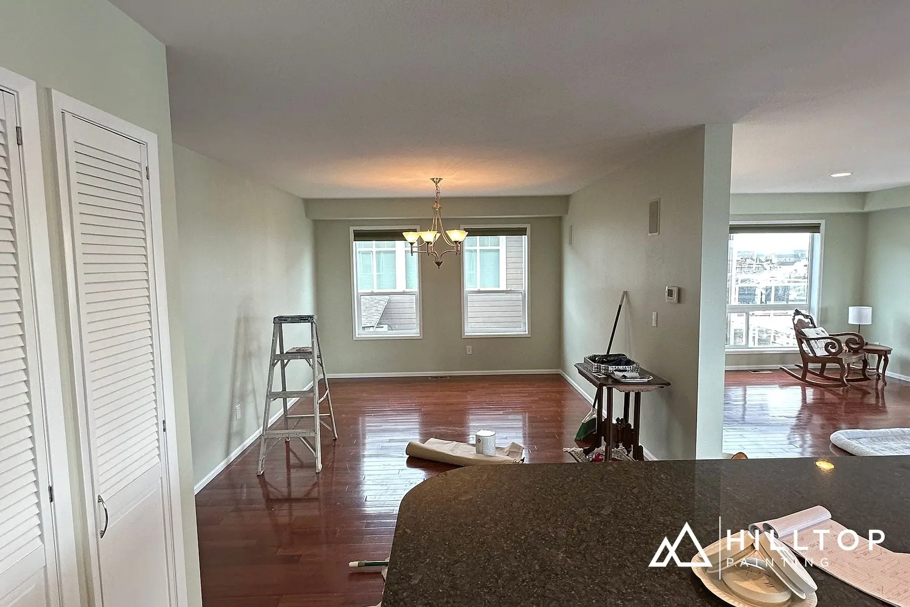 A Sandy Point Waterfront Great Room — Walls, Ceilings & Trim for a Repeat Client — photo 2