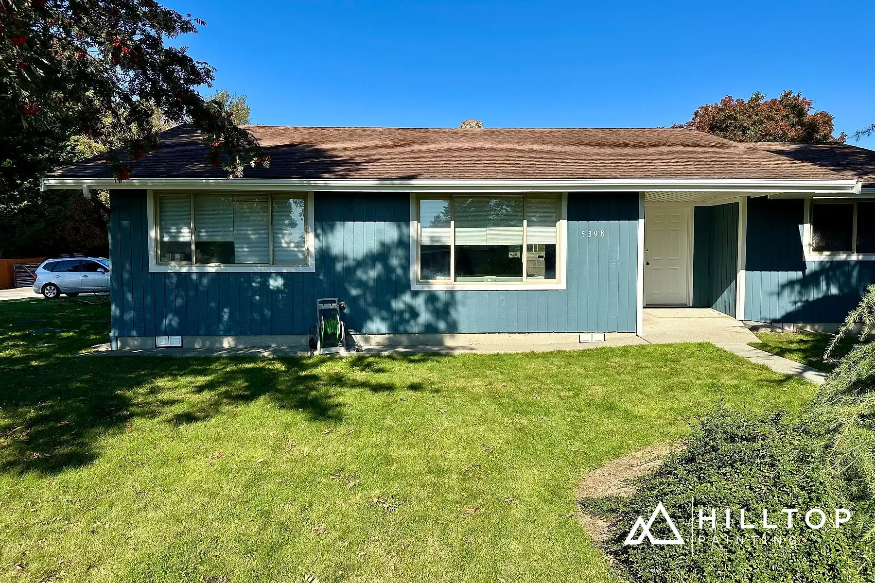 Patched Cedar to Slate Tile SW 7624 — a Bellingham Rambler Made Whole