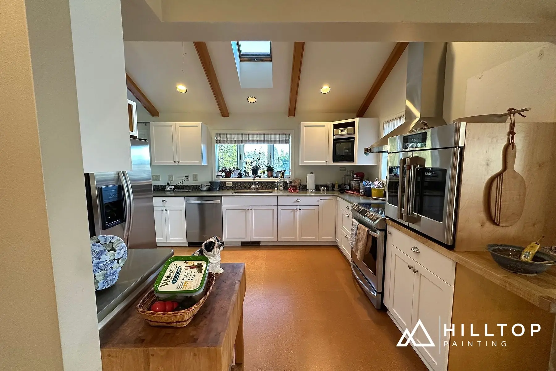 Snowbound & Cotton — 48 Cabinet Doors Brightened in a Ferndale Kitchen — photo 1