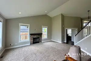 Worldly Gray SW 7043 Interior Repaint in a Vaulted Ferndale Home — Ferndale, WA 98248