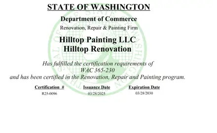 EPA Lead-Safe Certified Firm