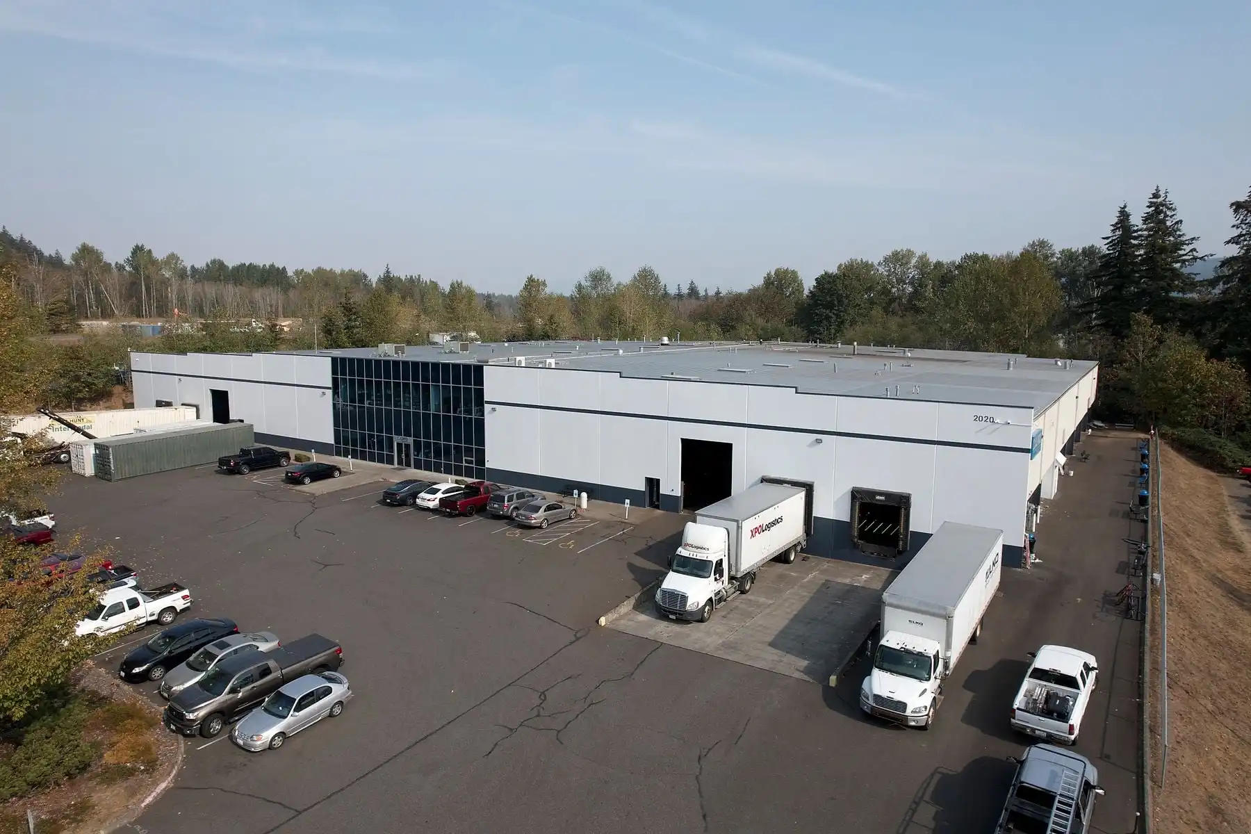 Freshly painted commercial building in Bellingham, WA