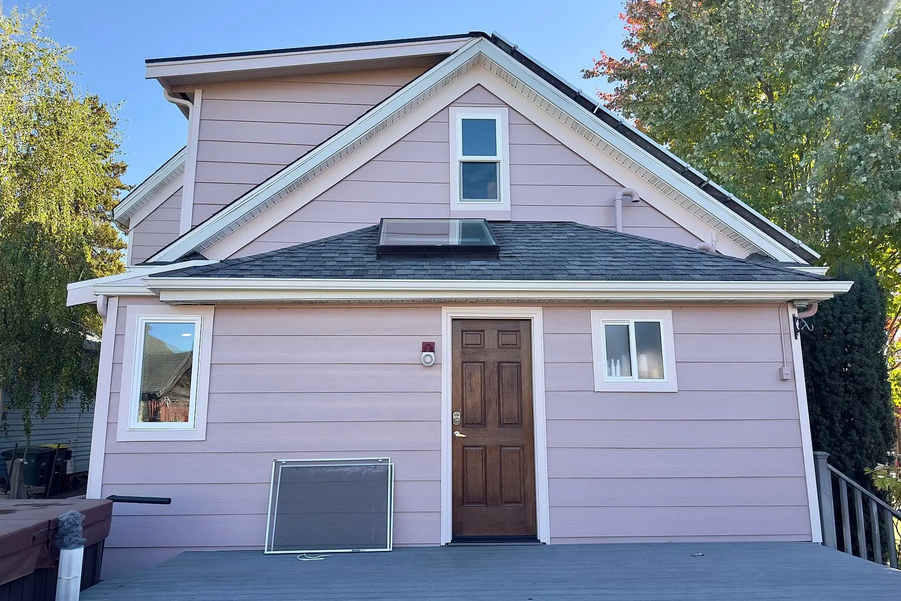 Finished historic exterior painting project by Hilltop Painting