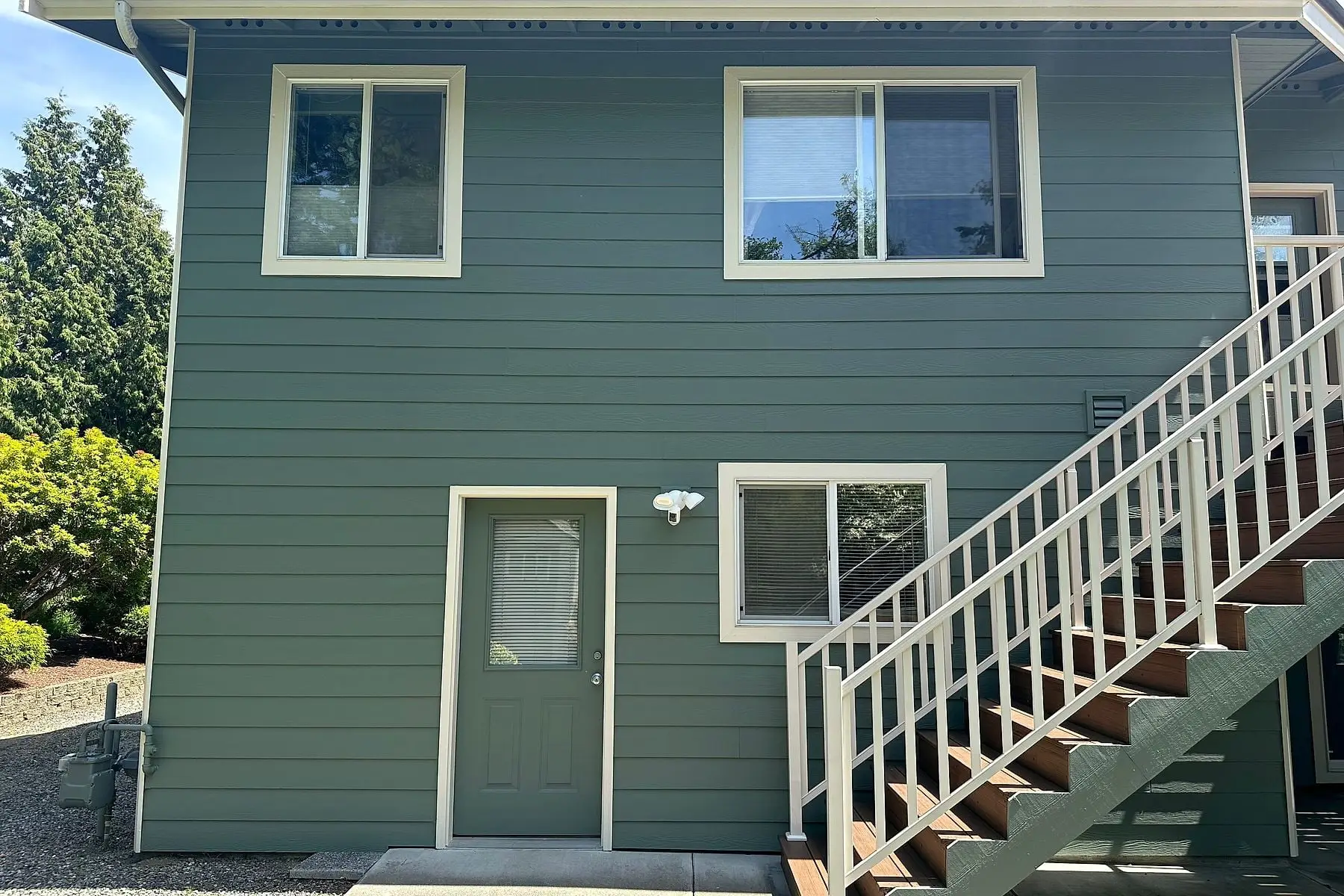 Completed painting project near Lynden, WA