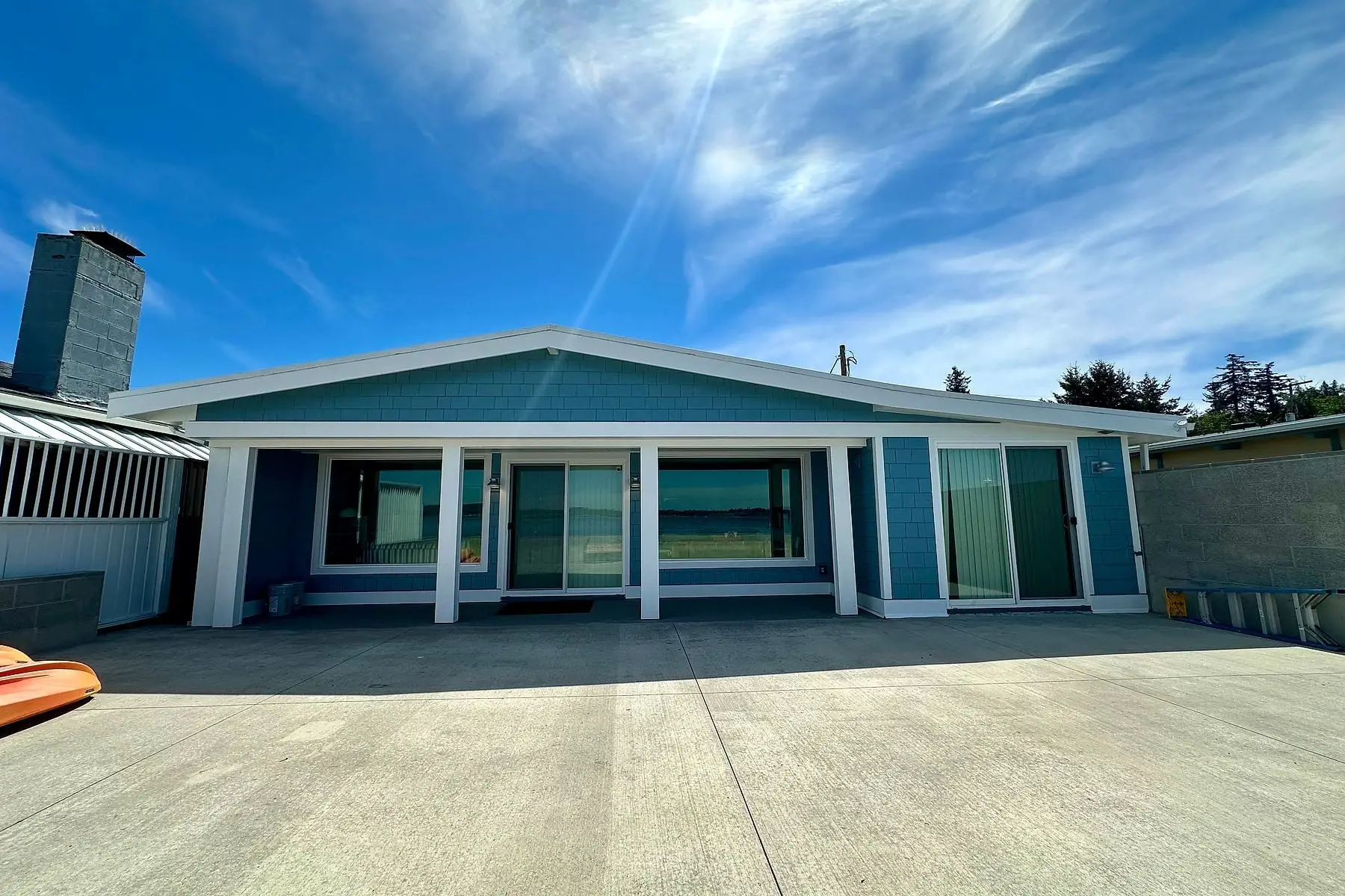 Repainted Whatcom County home exterior